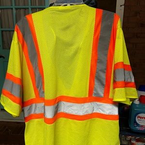 Portwest rain jacket and reflective vest